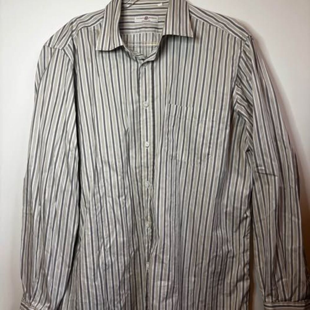 Men’s Luciano Barbera Dress Shirt Size XXL - Made in Italy